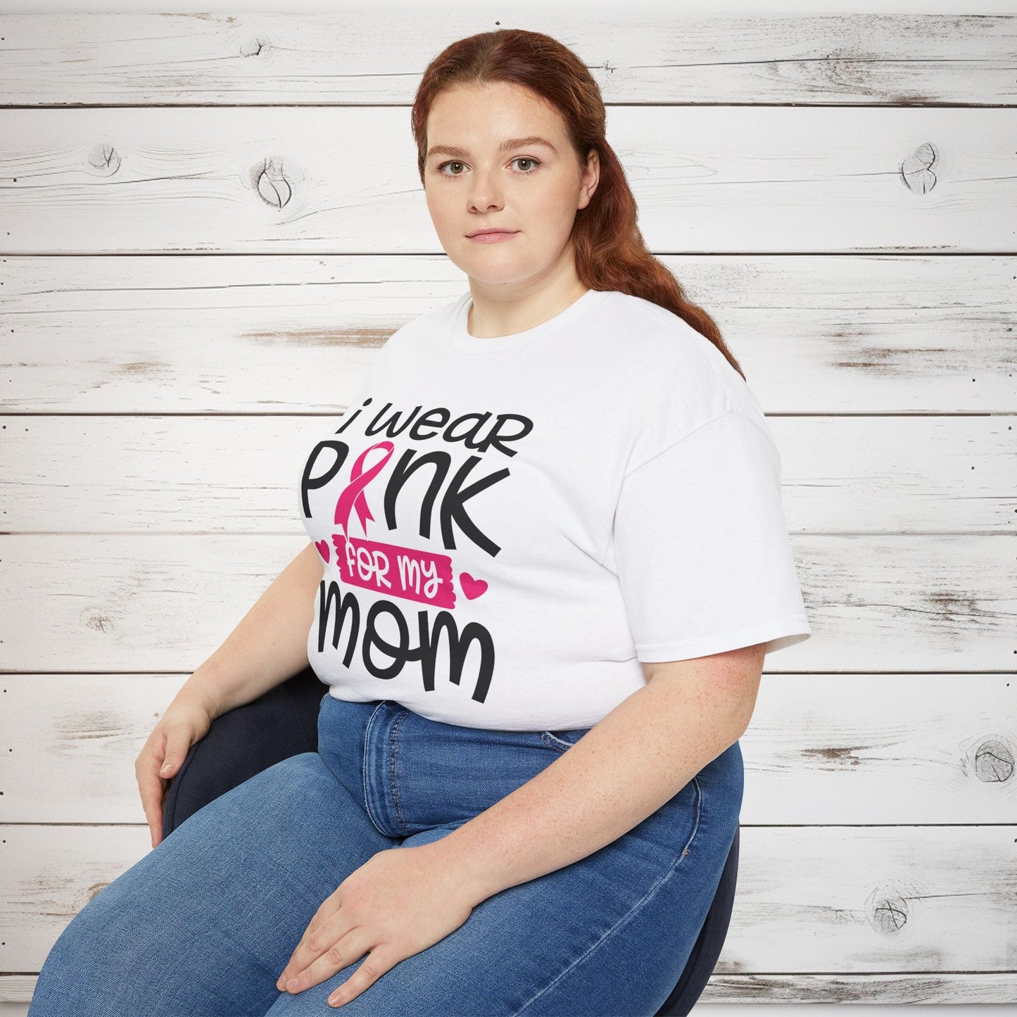 Pink For Mom Unisex Ultra Cotton Tee - EternalAscension