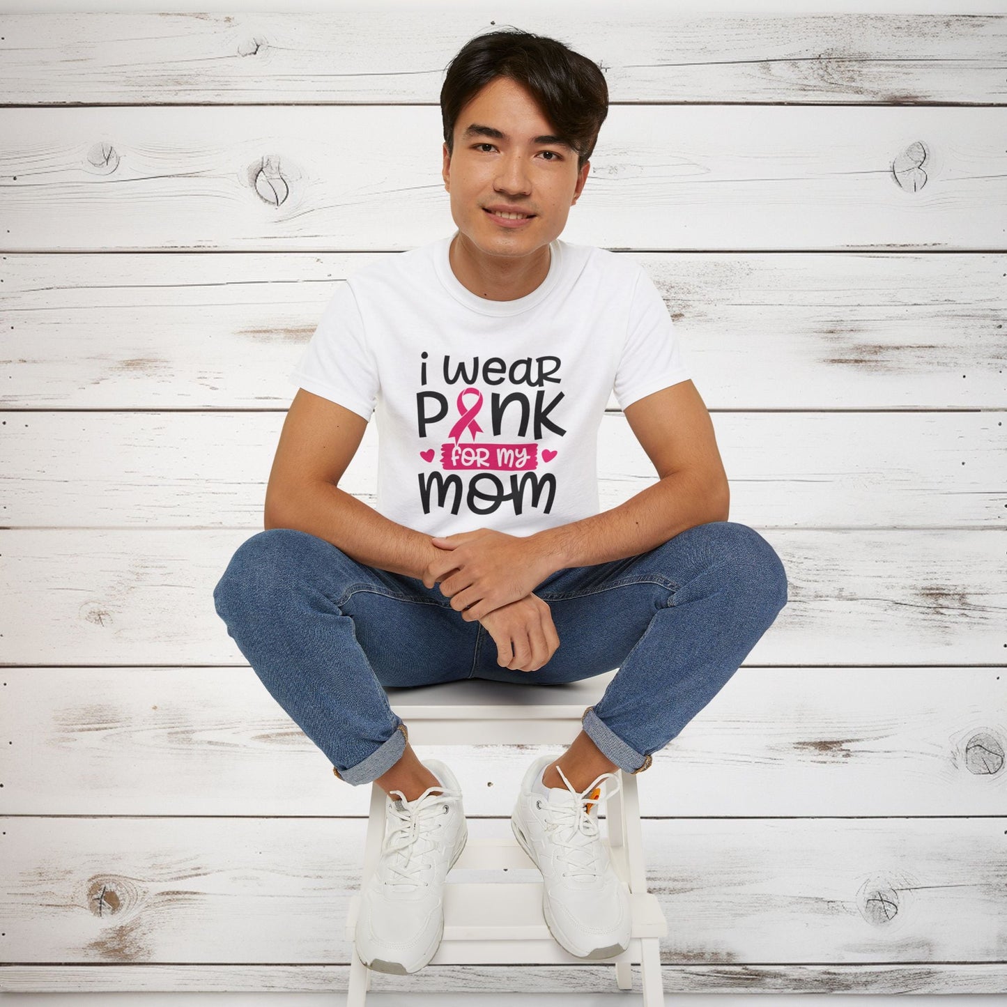 Pink For Mom Unisex Ultra Cotton Tee - EternalAscension