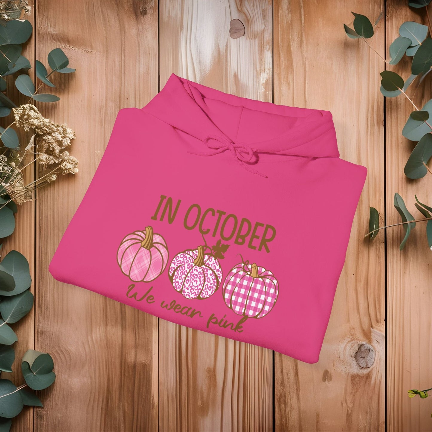 Pink Ribbon Warrior Unisex Heavy Blend™ Hooded Sweatshirt - EternalAscension