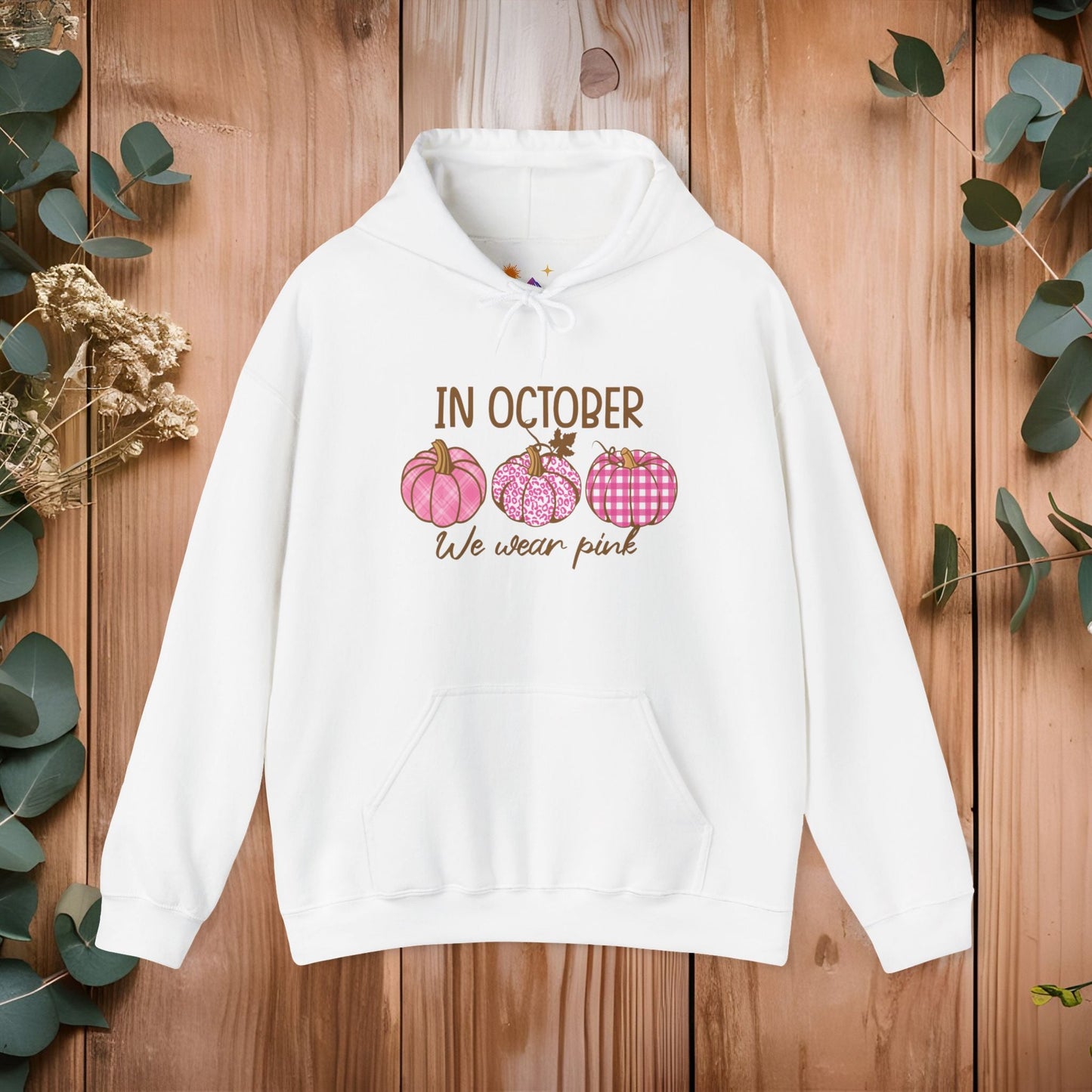 Pink Ribbon Warrior Unisex Heavy Blend™ Hooded Sweatshirt - EternalAscension