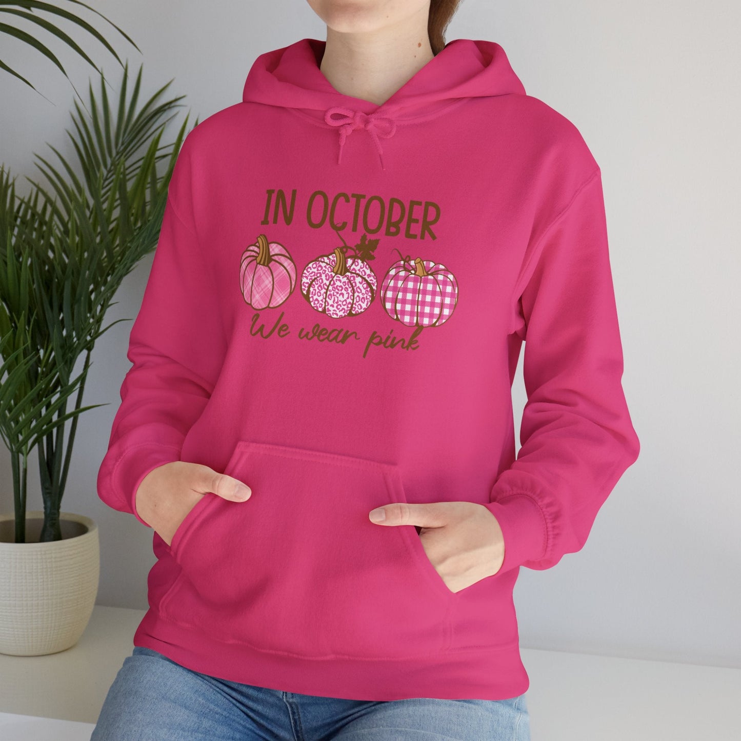 Pink Ribbon Warrior Unisex Heavy Blend™ Hooded Sweatshirt - EternalAscension