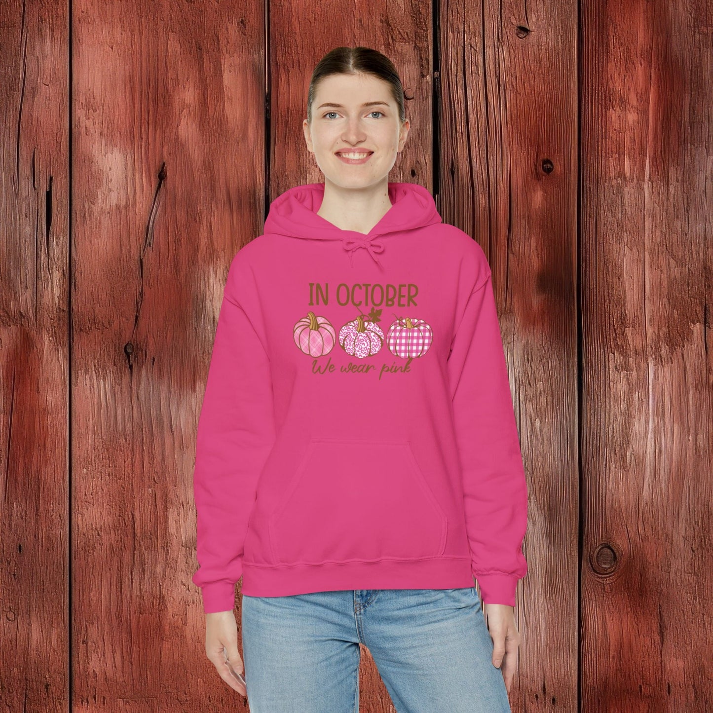 Pink Ribbon Warrior Unisex Heavy Blend™ Hooded Sweatshirt - EternalAscension