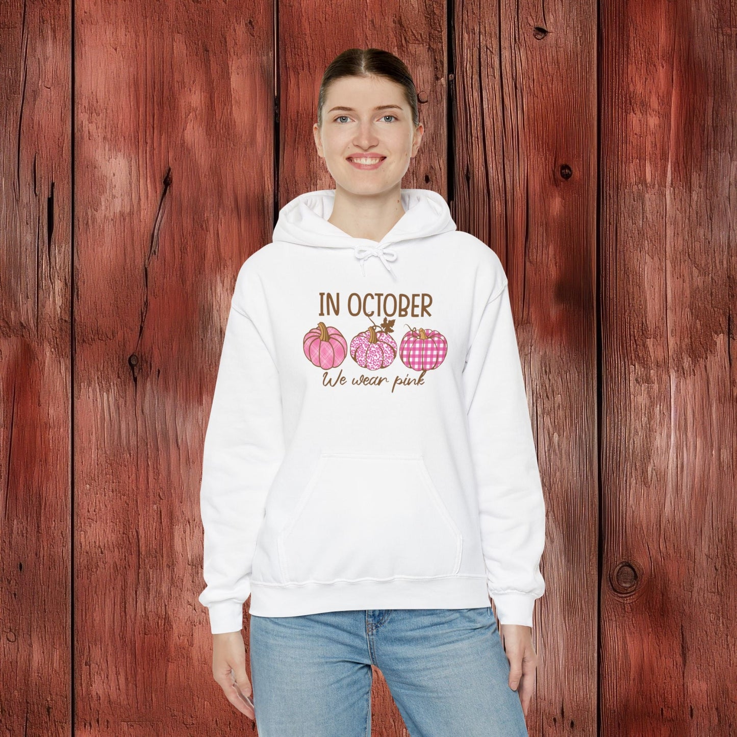 Pink Ribbon Warrior Unisex Heavy Blend™ Hooded Sweatshirt - EternalAscension