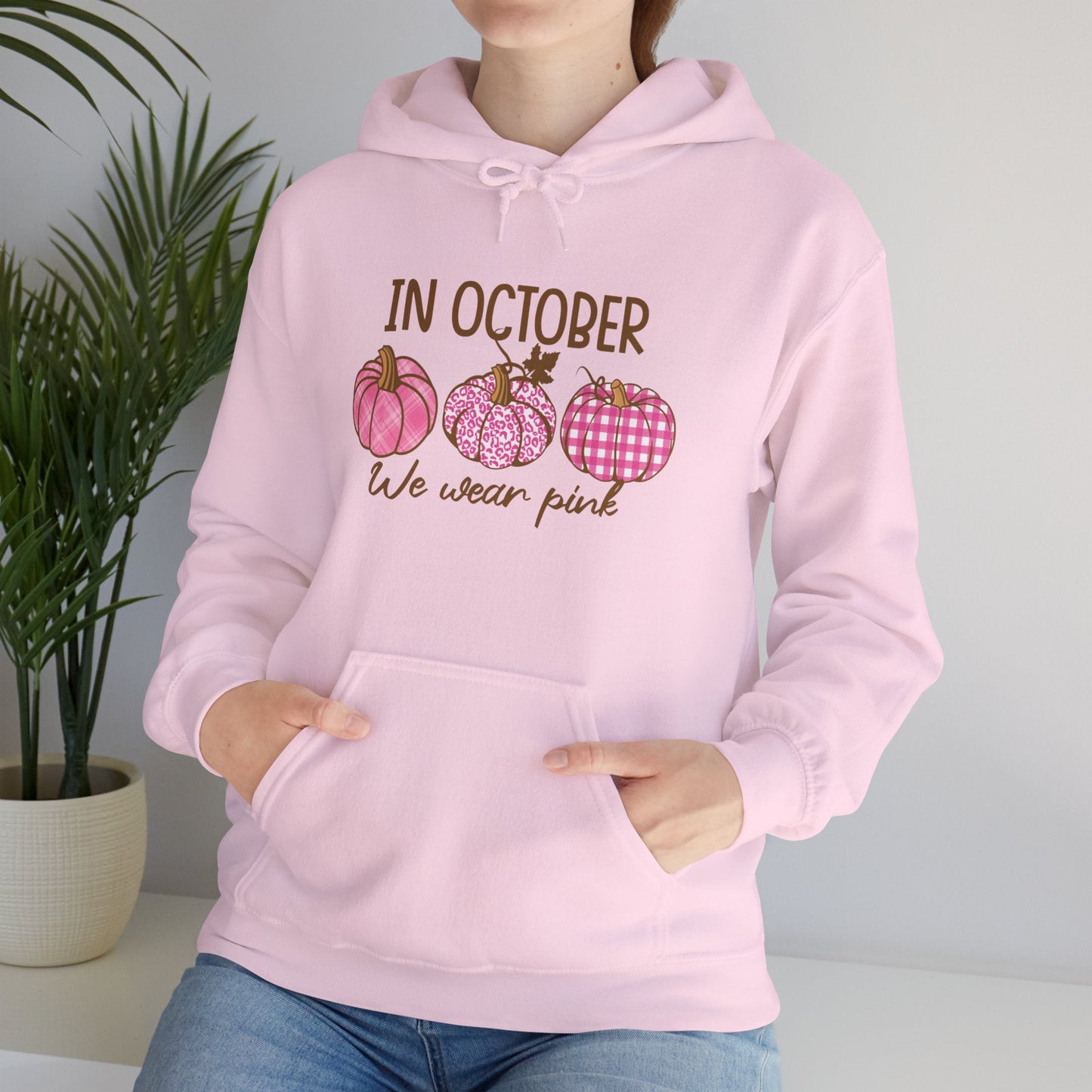 Pink Ribbon Warrior Unisex Heavy Blend™ Hooded Sweatshirt - EternalAscension