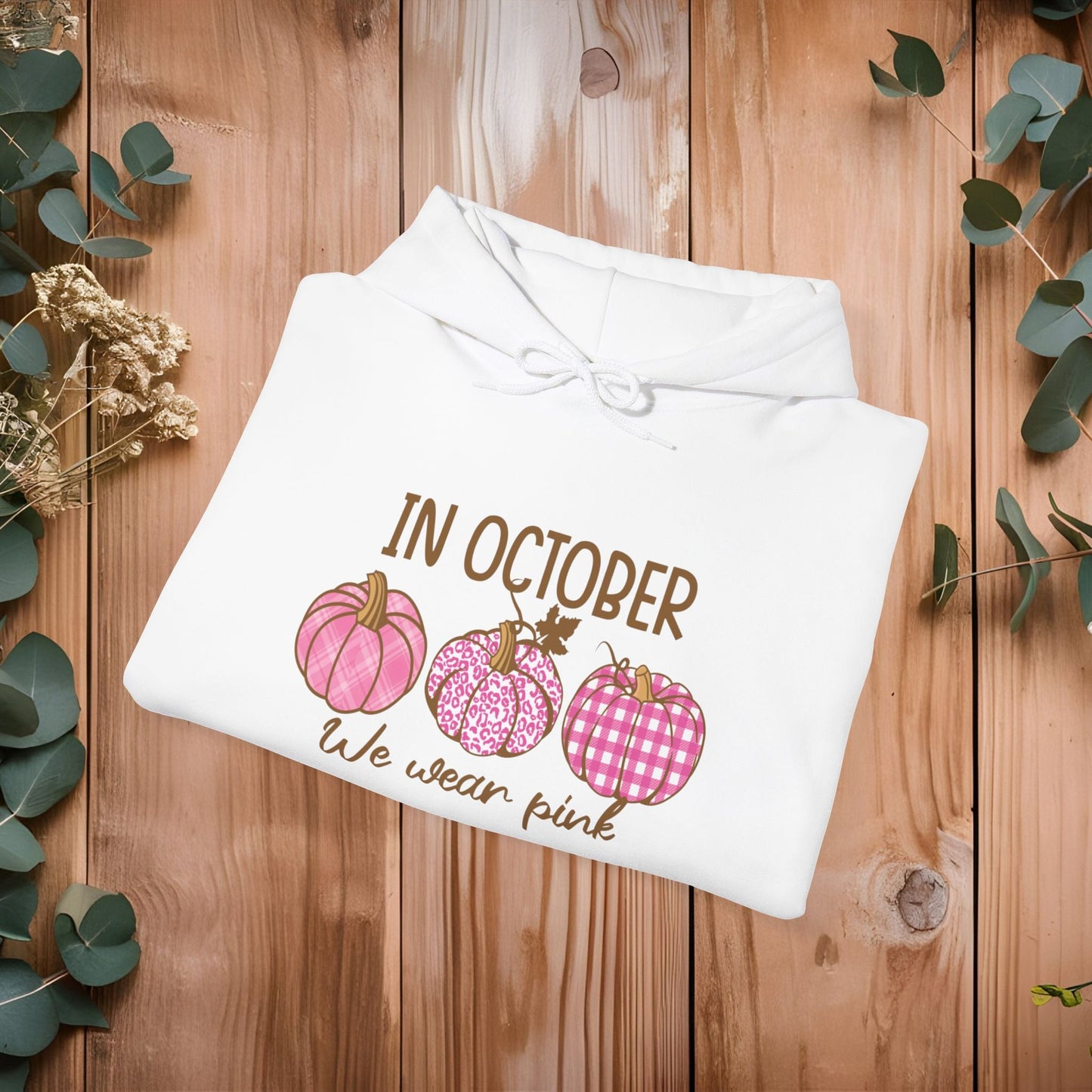 Pink Ribbon Warrior Unisex Heavy Blend™ Hooded Sweatshirt - EternalAscension