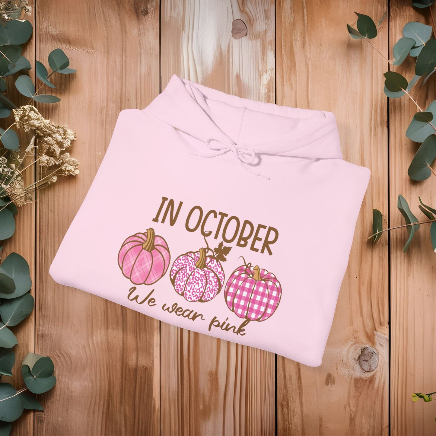 Pink Ribbon Warrior Unisex Heavy Blend™ Hooded Sweatshirt - EternalAscension