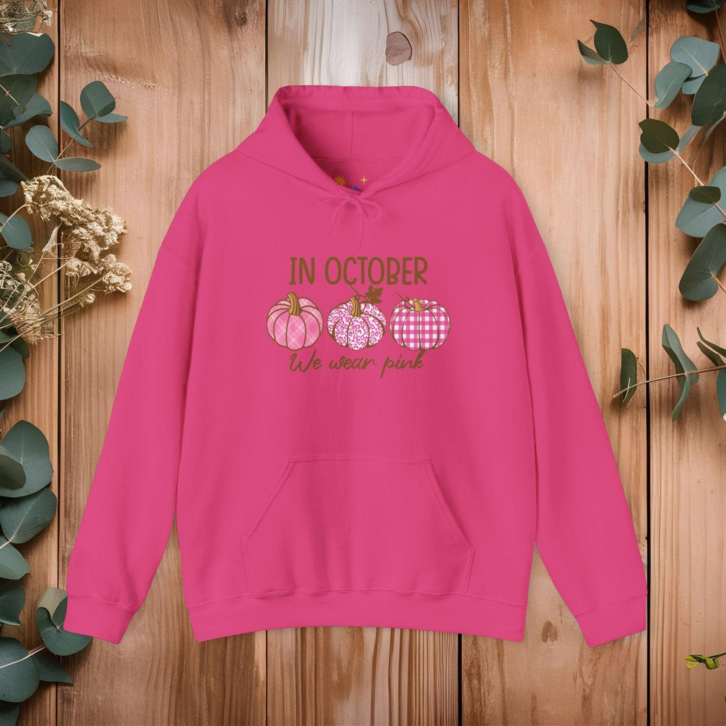 Pink Ribbon Warrior Unisex Heavy Blend™ Hooded Sweatshirt - EternalAscension