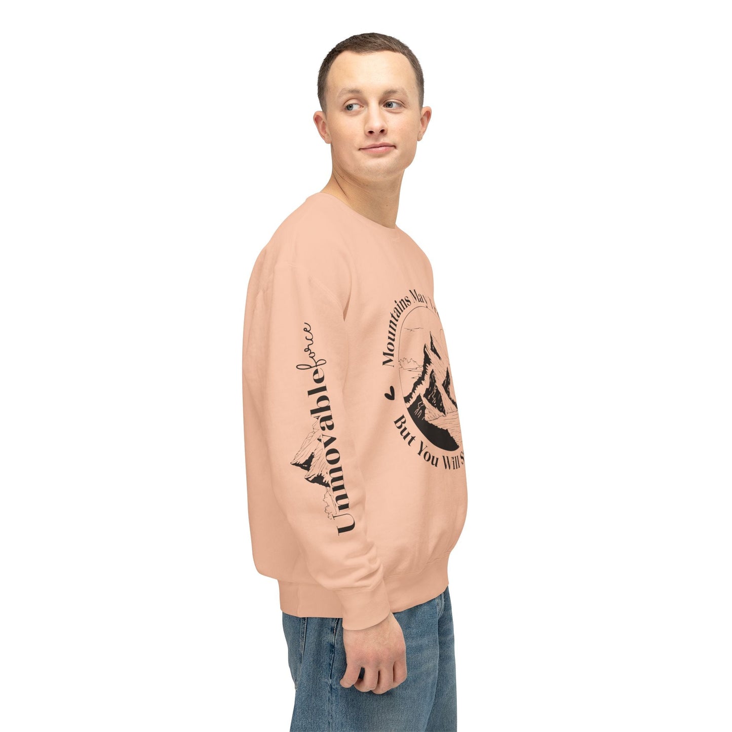 Unmovable Force! Unisex Lightweight Crewneck Sweatshirt - EternalAscension