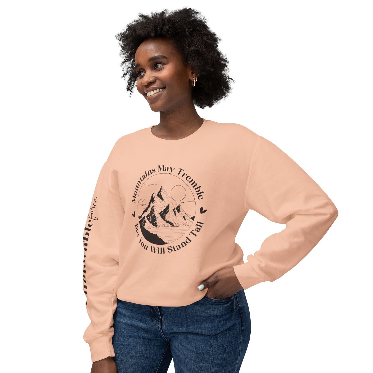 Unmovable Force! Unisex Lightweight Crewneck Sweatshirt - EternalAscension