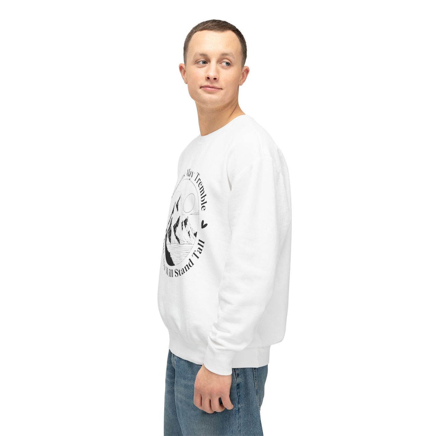 Unmovable Force! Unisex Lightweight Crewneck Sweatshirt - EternalAscension