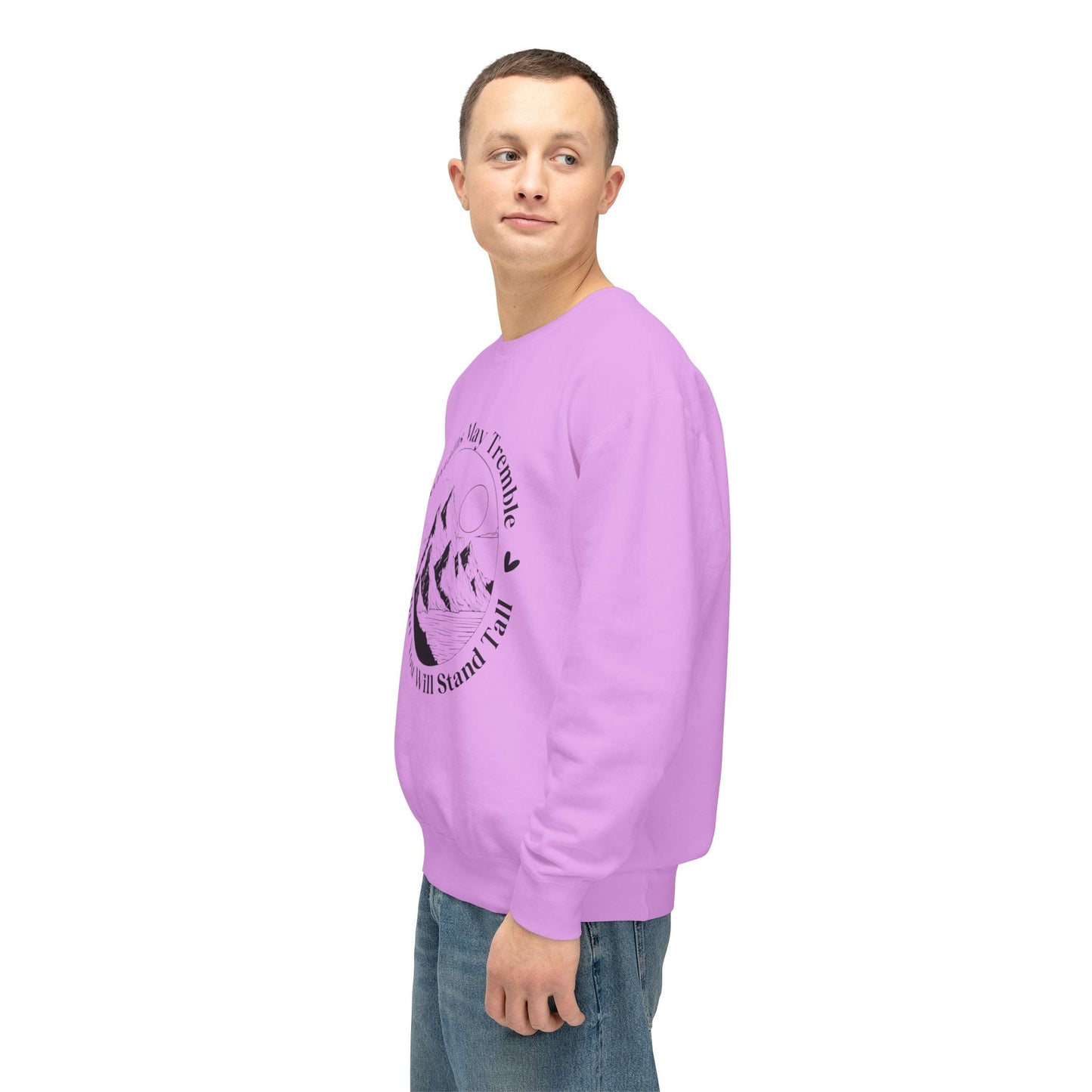 Unmovable Force! Unisex Lightweight Crewneck Sweatshirt - EternalAscension