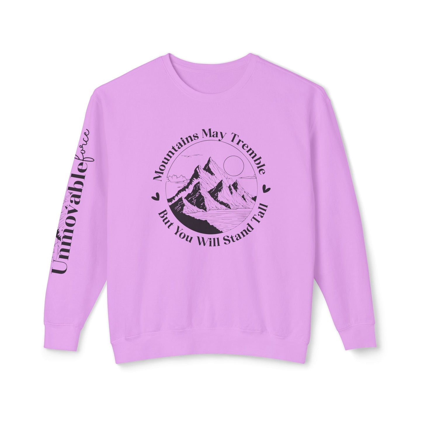 Unmovable Force! Unisex Lightweight Crewneck Sweatshirt - EternalAscension