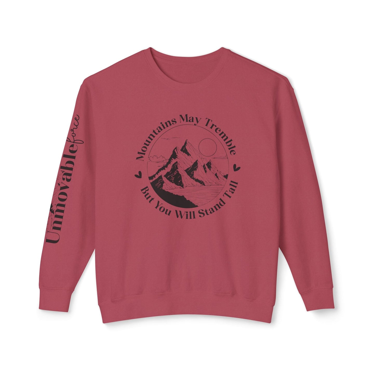 Unmovable Force! Unisex Lightweight Crewneck Sweatshirt - EternalAscension