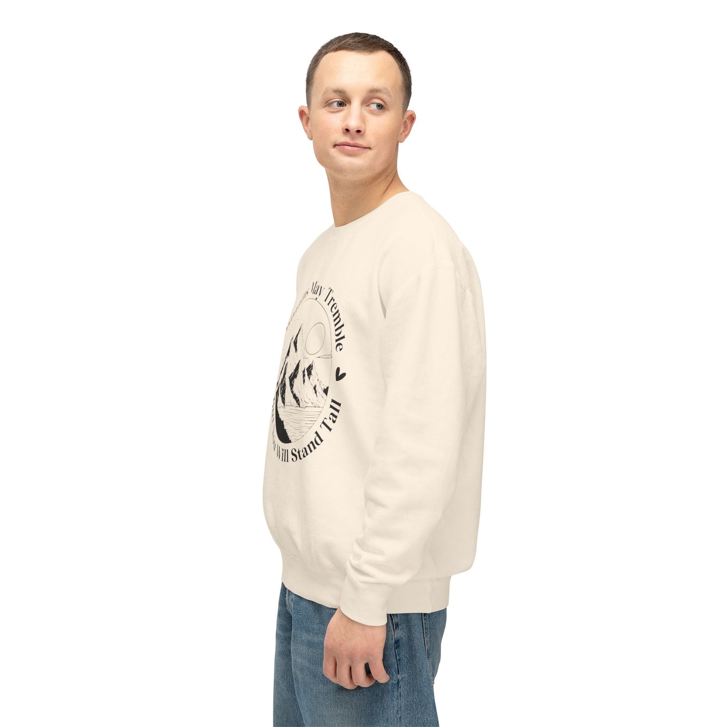 Unmovable Force! Unisex Lightweight Crewneck Sweatshirt - EternalAscension