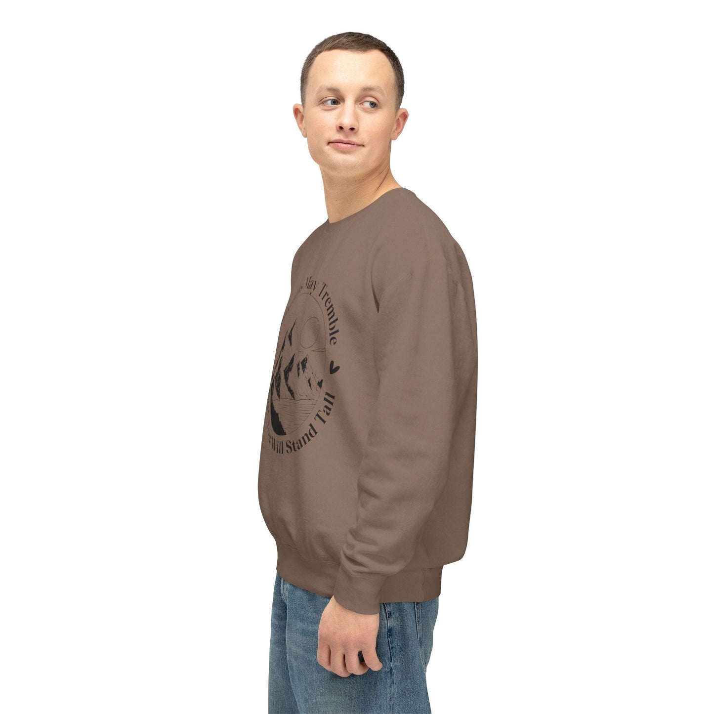 Unmovable Force! Unisex Lightweight Crewneck Sweatshirt - EternalAscension
