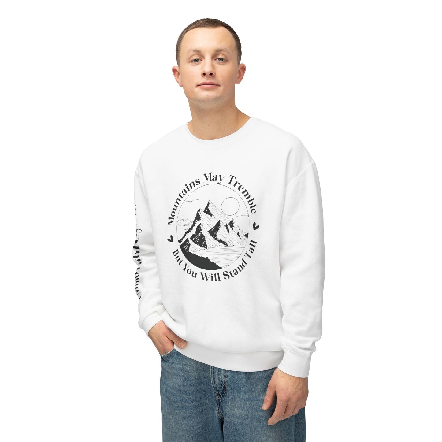 Unmovable Force! Unisex Lightweight Crewneck Sweatshirt - EternalAscension