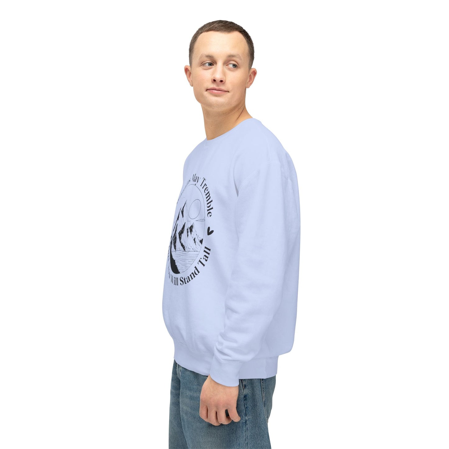 Unmovable Force! Unisex Lightweight Crewneck Sweatshirt - EternalAscension