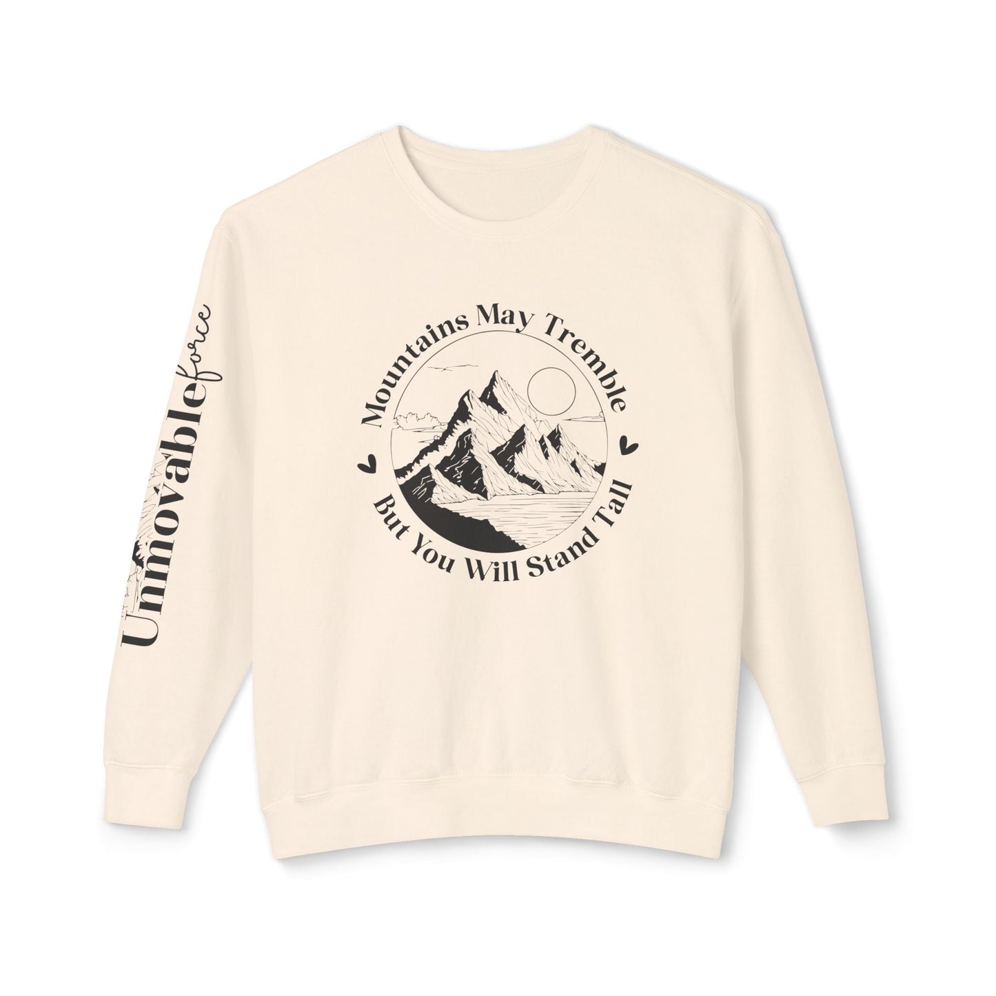 Unmovable Force! Unisex Lightweight Crewneck Sweatshirt - EternalAscension