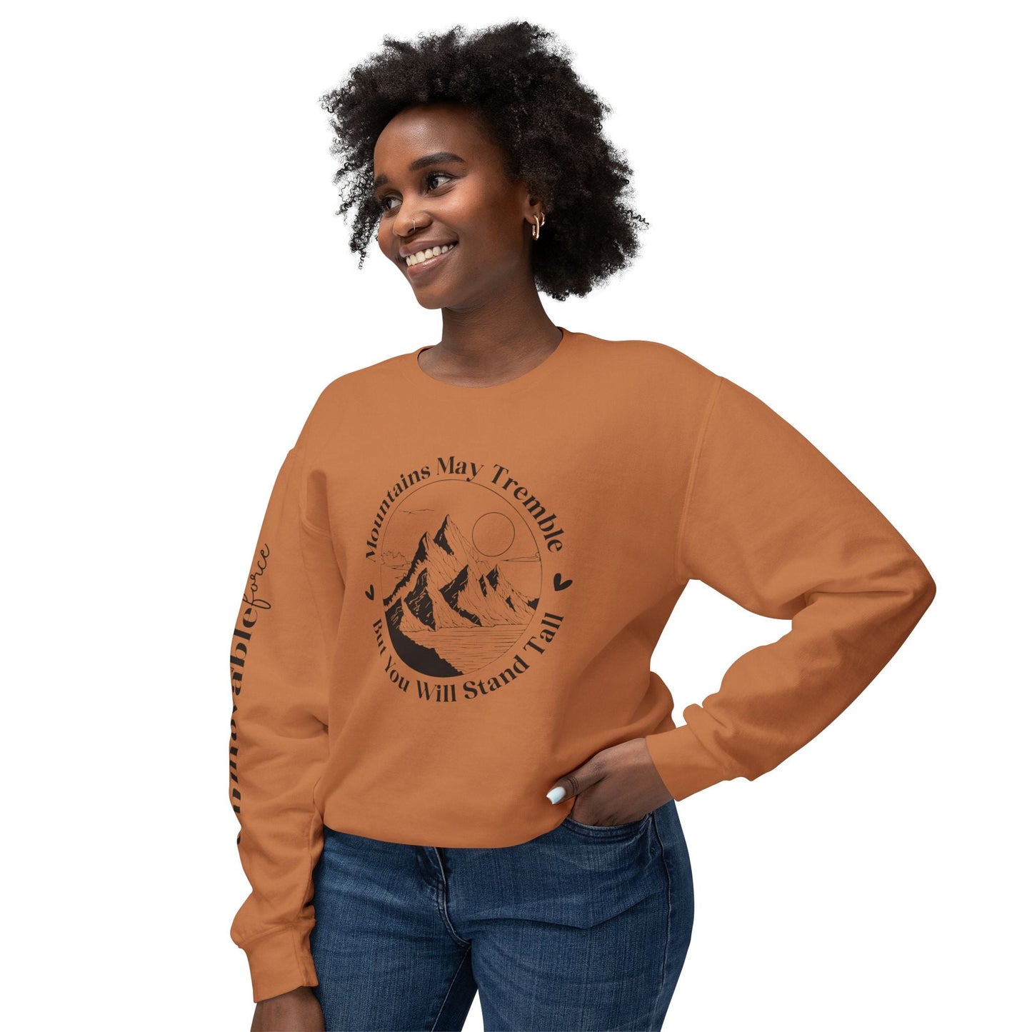Unmovable Force! Unisex Lightweight Crewneck Sweatshirt - EternalAscension