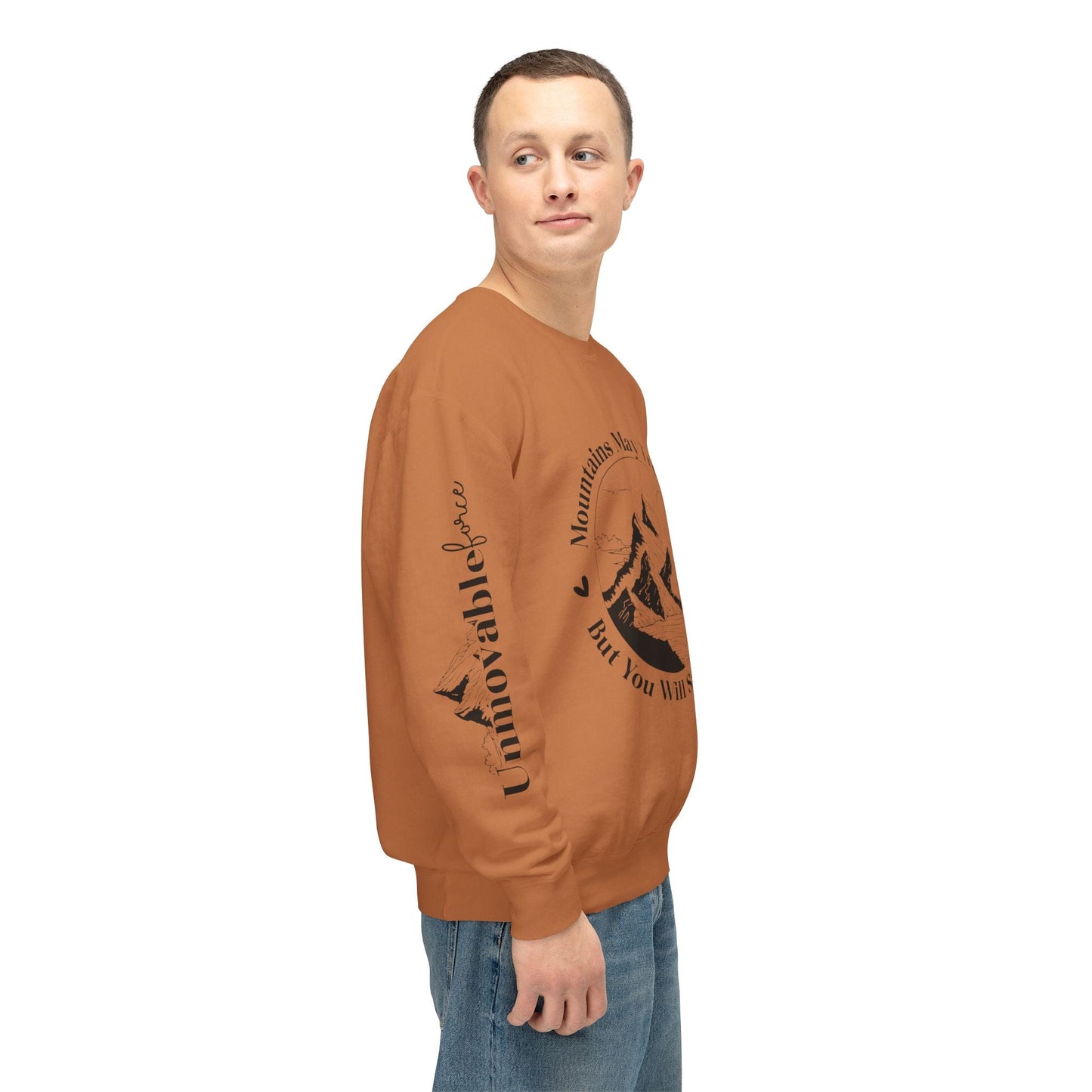 Unmovable Force! Unisex Lightweight Crewneck Sweatshirt - EternalAscension