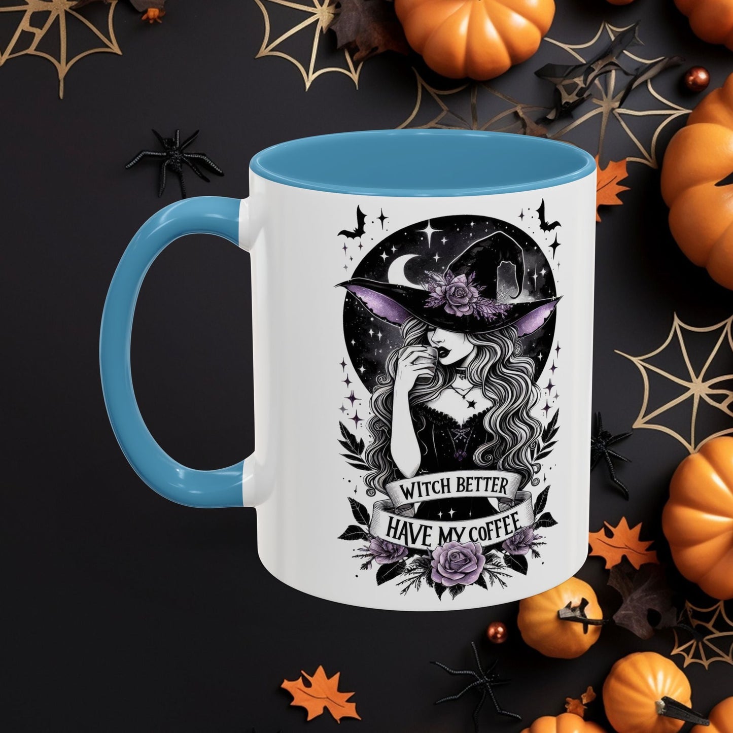 “Witch Better Have My Coffee” 🌙☕✨Accent Coffee Mug (11, 15oz) - EternalAscension