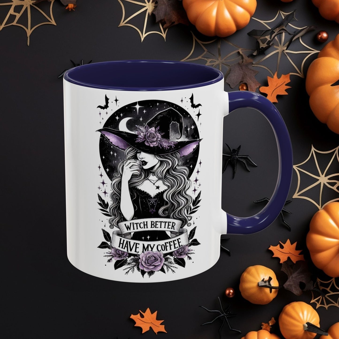 “Witch Better Have My Coffee” 🌙☕✨Accent Coffee Mug (11, 15oz) - EternalAscension