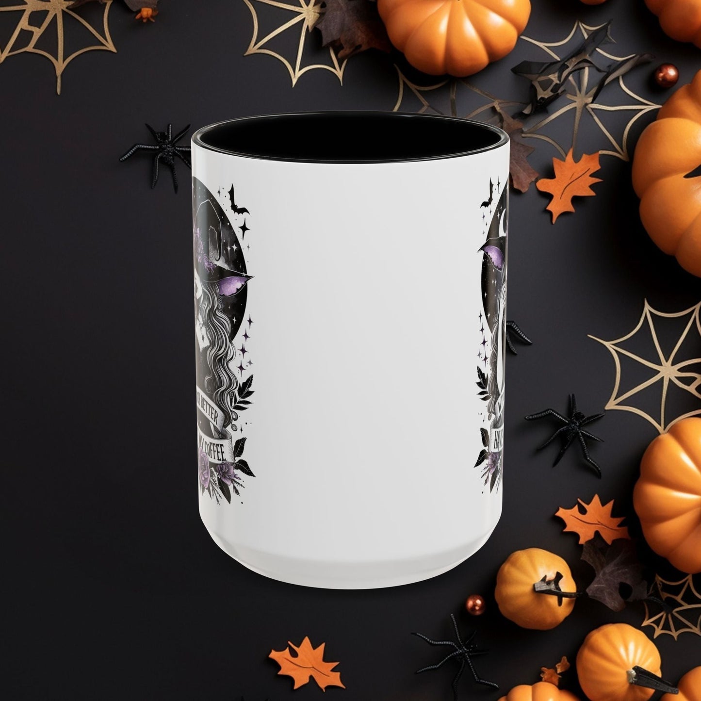 “Witch Better Have My Coffee” 🌙☕✨Accent Coffee Mug (11, 15oz) - EternalAscension