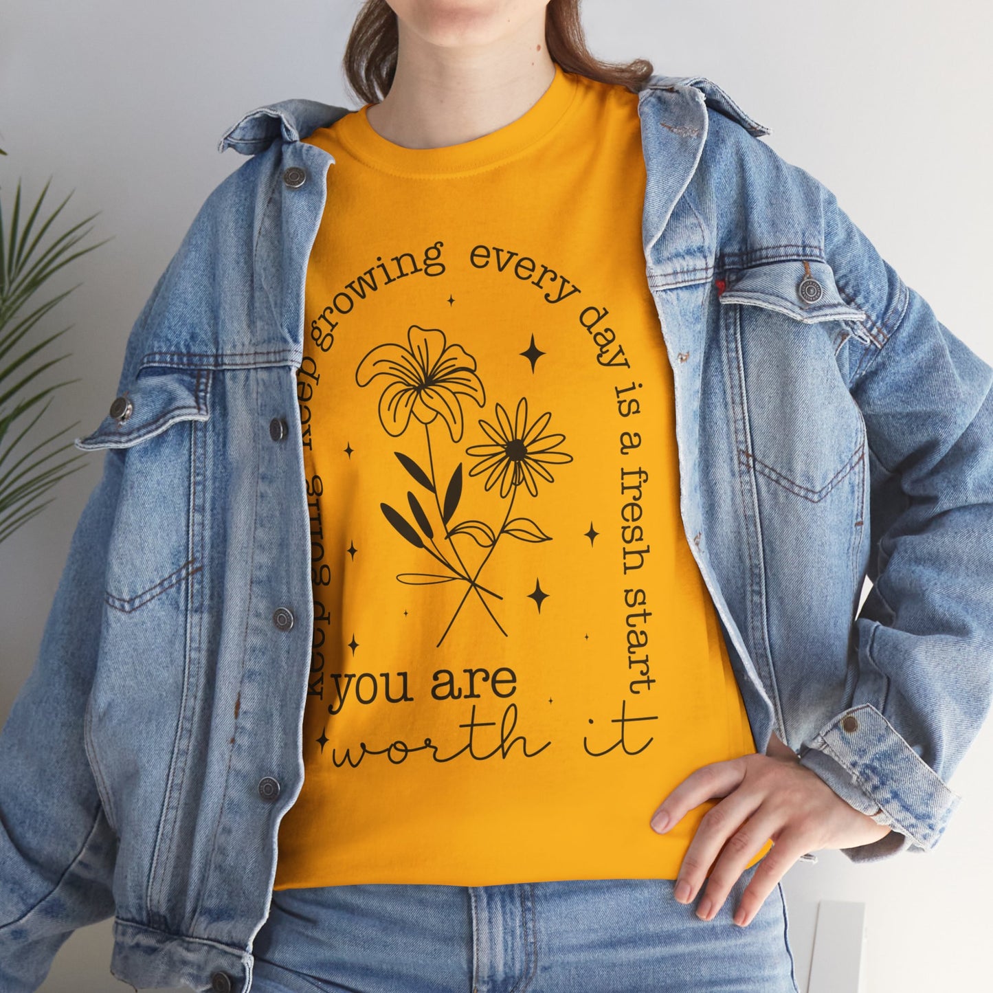 You Are Worth It!  Unisex Heavy Cotton Tee
