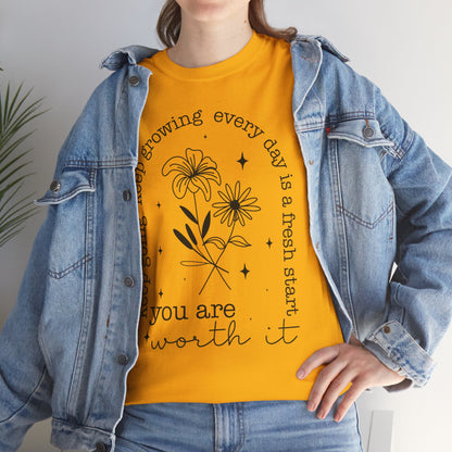 You Are Worth It!  Unisex Heavy Cotton Tee