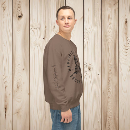 Choose Happiness Unisex Lightweight Crewneck Sweatshirt