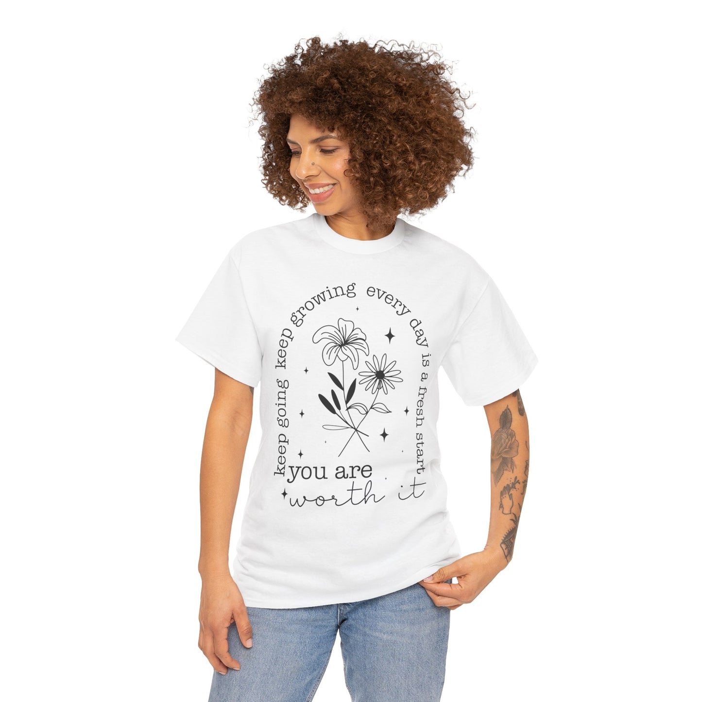 You Are Worth It!  Unisex Heavy Cotton Tee