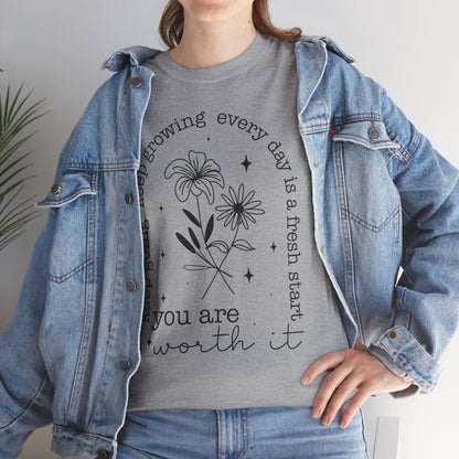 You Are Worth It!  Unisex Heavy Cotton Tee