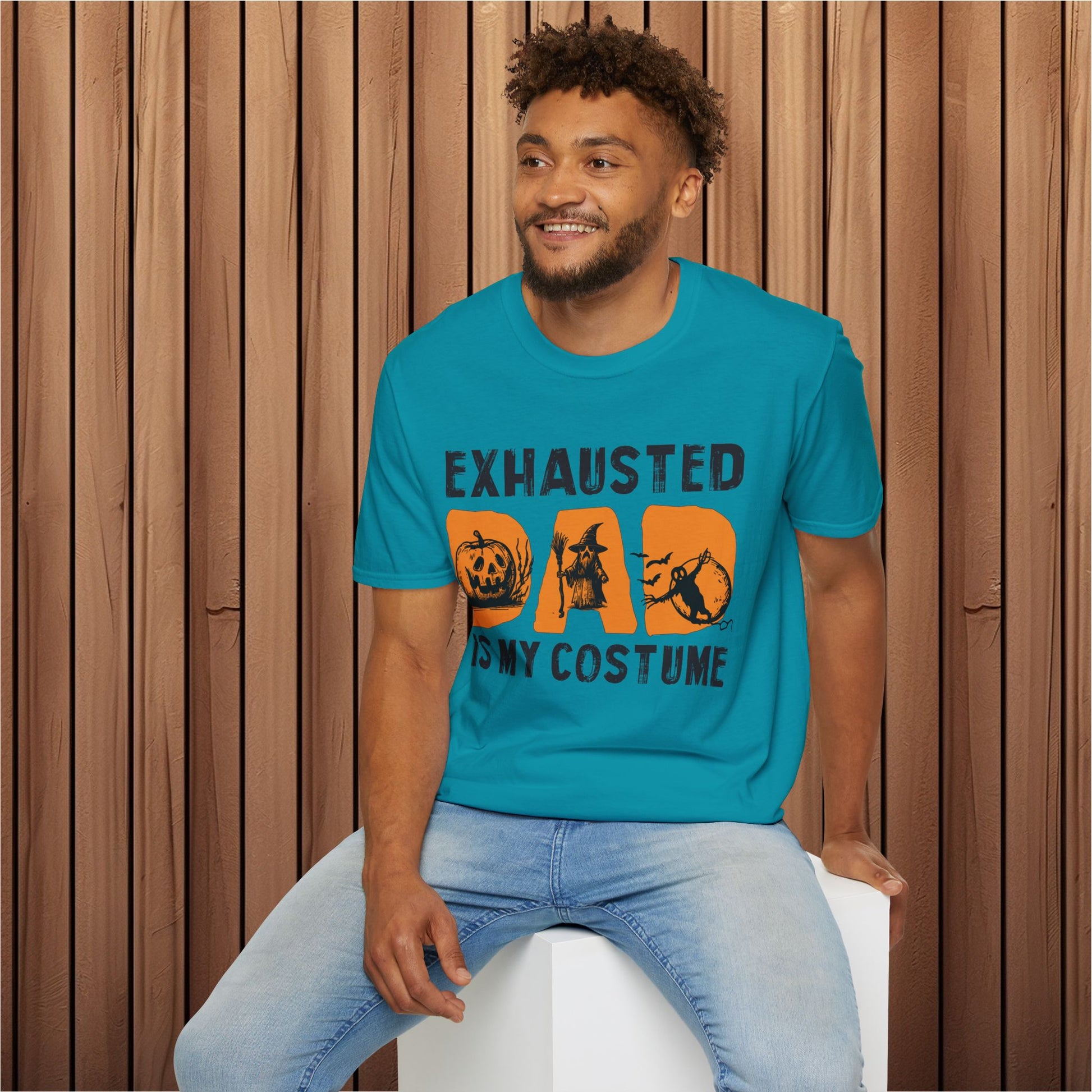 Exhausted Is My Costume Softstyle T-Shirt - EternalAscension