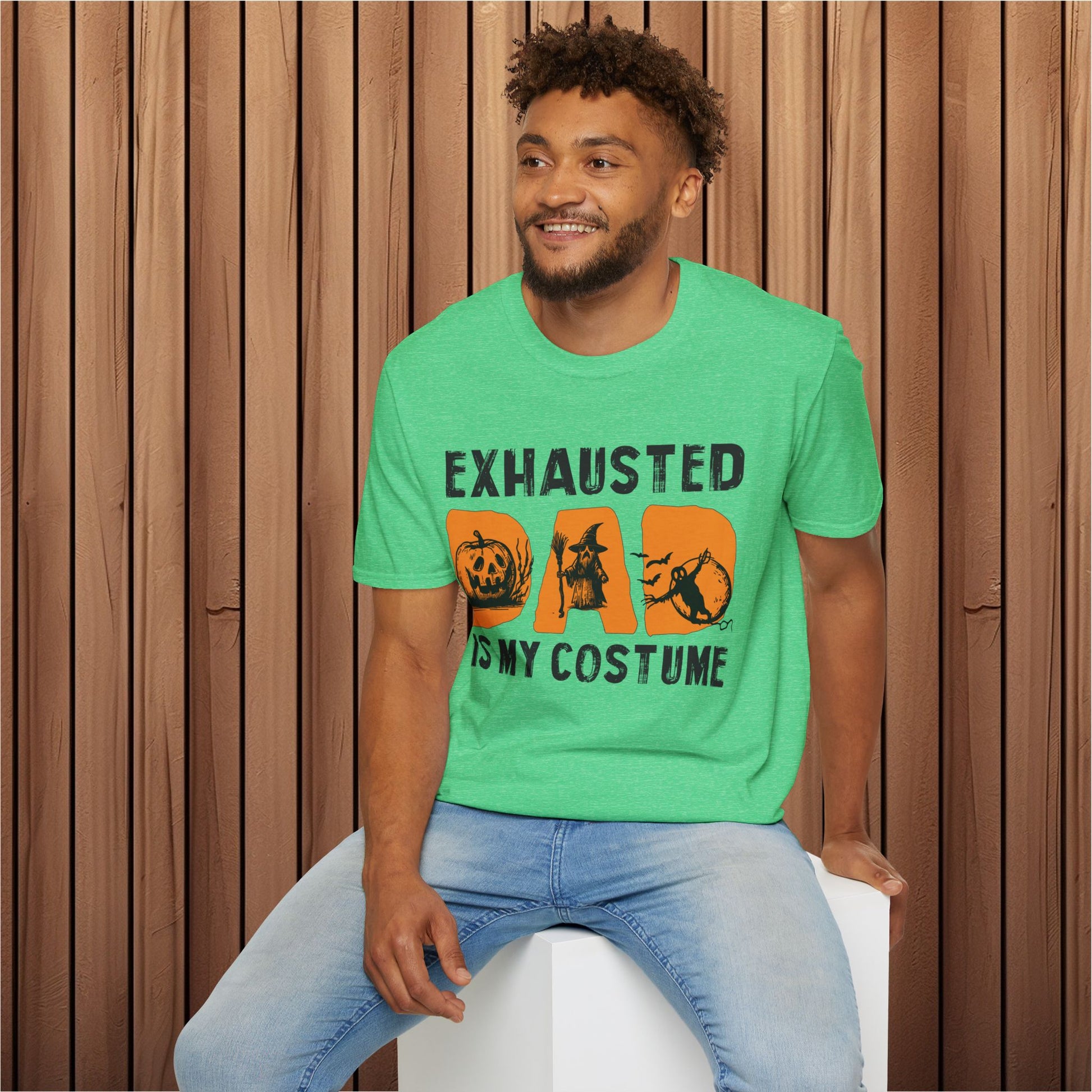 Exhausted Is My Costume Softstyle T-Shirt - EternalAscension