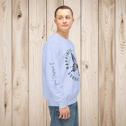 Choose Happiness Unisex Lightweight Crewneck Sweatshirt