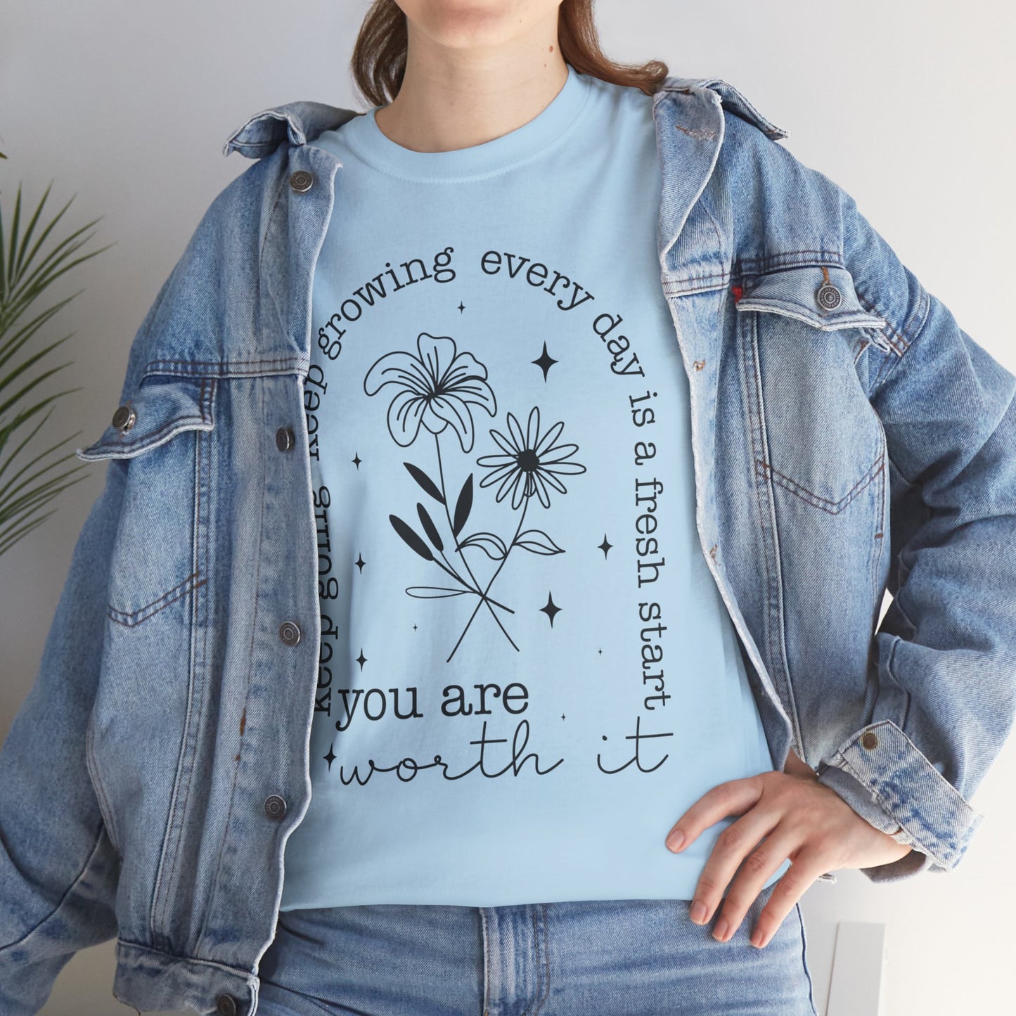 You Are Worth It!  Unisex Heavy Cotton Tee