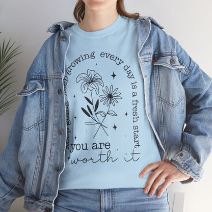 You Are Worth It!  Unisex Heavy Cotton Tee