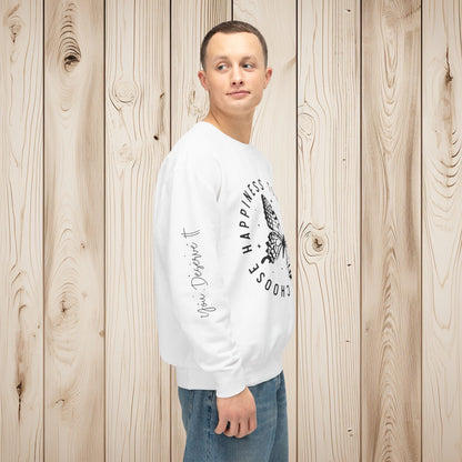 Choose Happiness Unisex Lightweight Crewneck Sweatshirt