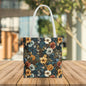 Floral Tote Bag with Vibrant Flower Pattern - EternalAscension
