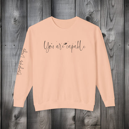 Capable & Hopeful Unisex Lightweight Crewneck Sweatshirt - EternalAscension