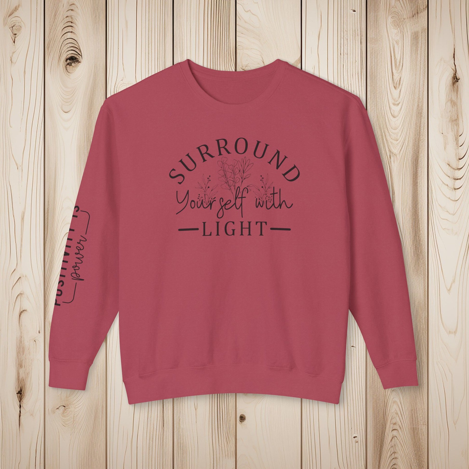 Embrace the Light Unisex Lightweight Crewneck Sweatshirt - EternalAscension