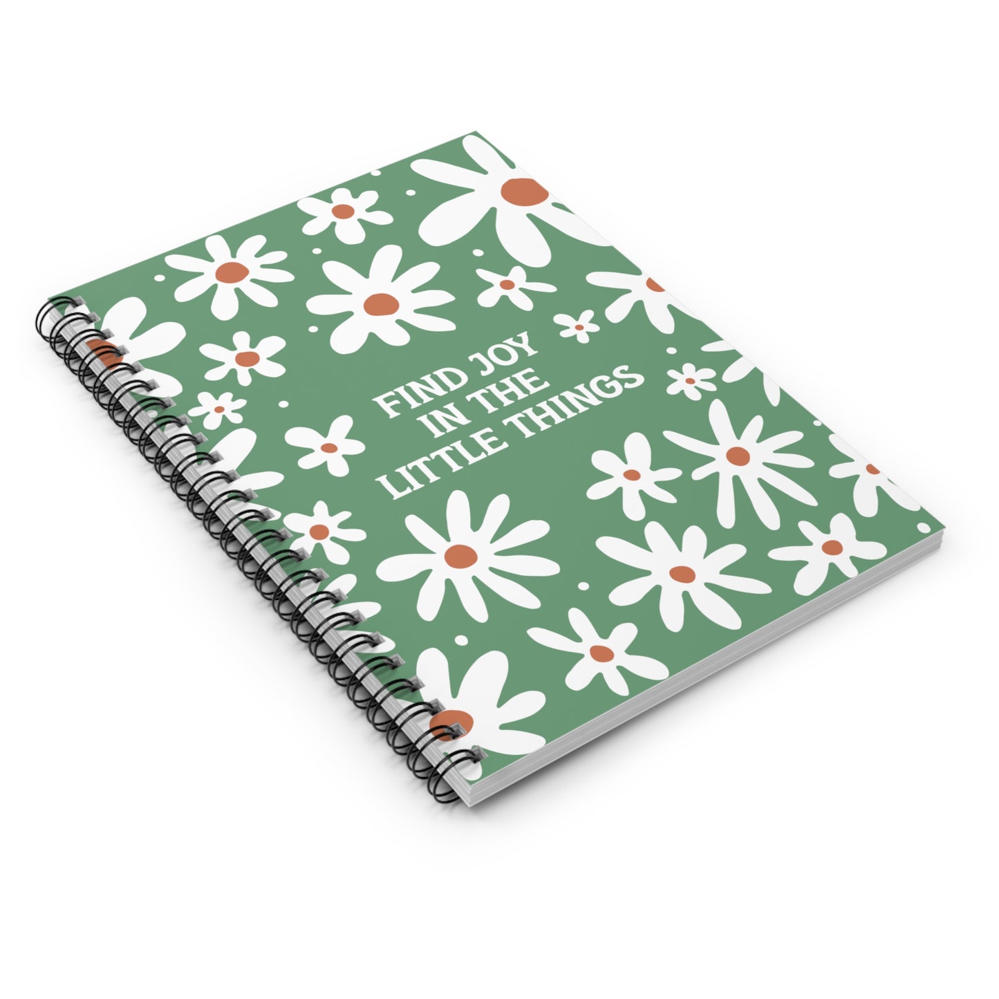 Find Joy in the Little Things! Spiral Notebook - Ruled Line