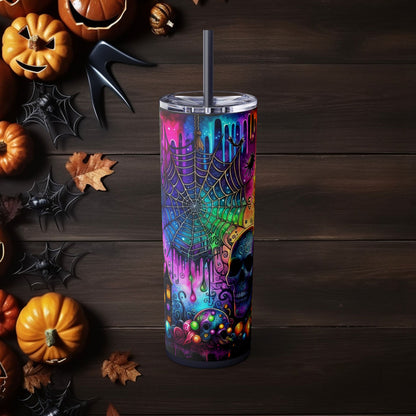 Enchanting Hocus Pocus Skinny Tumbler with Straw, 20oz