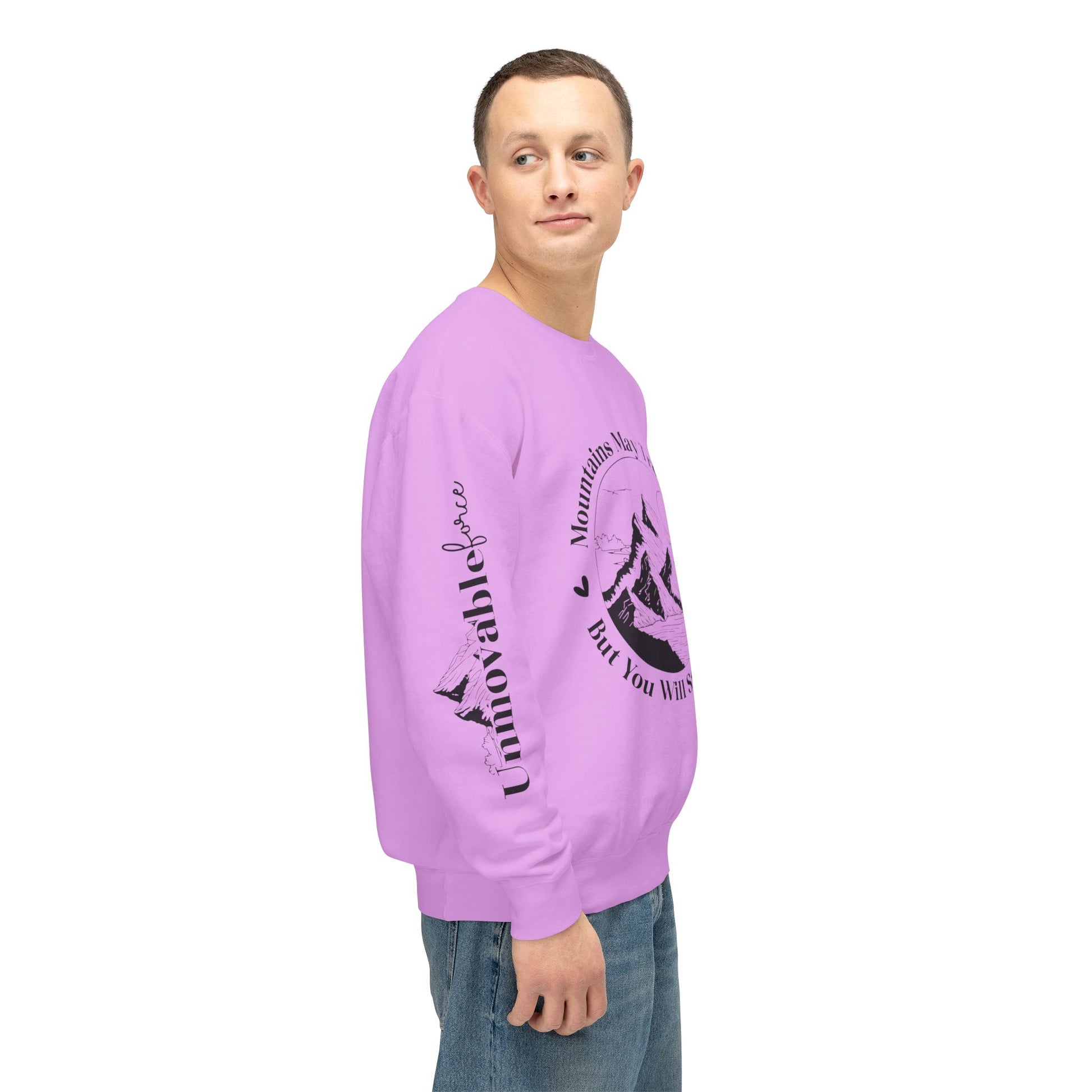 Unmovable Force! Unisex Lightweight Crewneck Sweatshirt - EternalAscension
