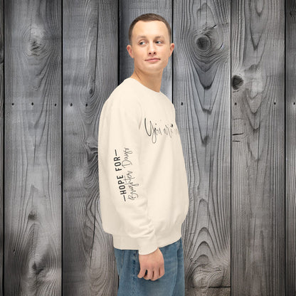 Capable & Hopeful Unisex Lightweight Crewneck Sweatshirt - EternalAscension