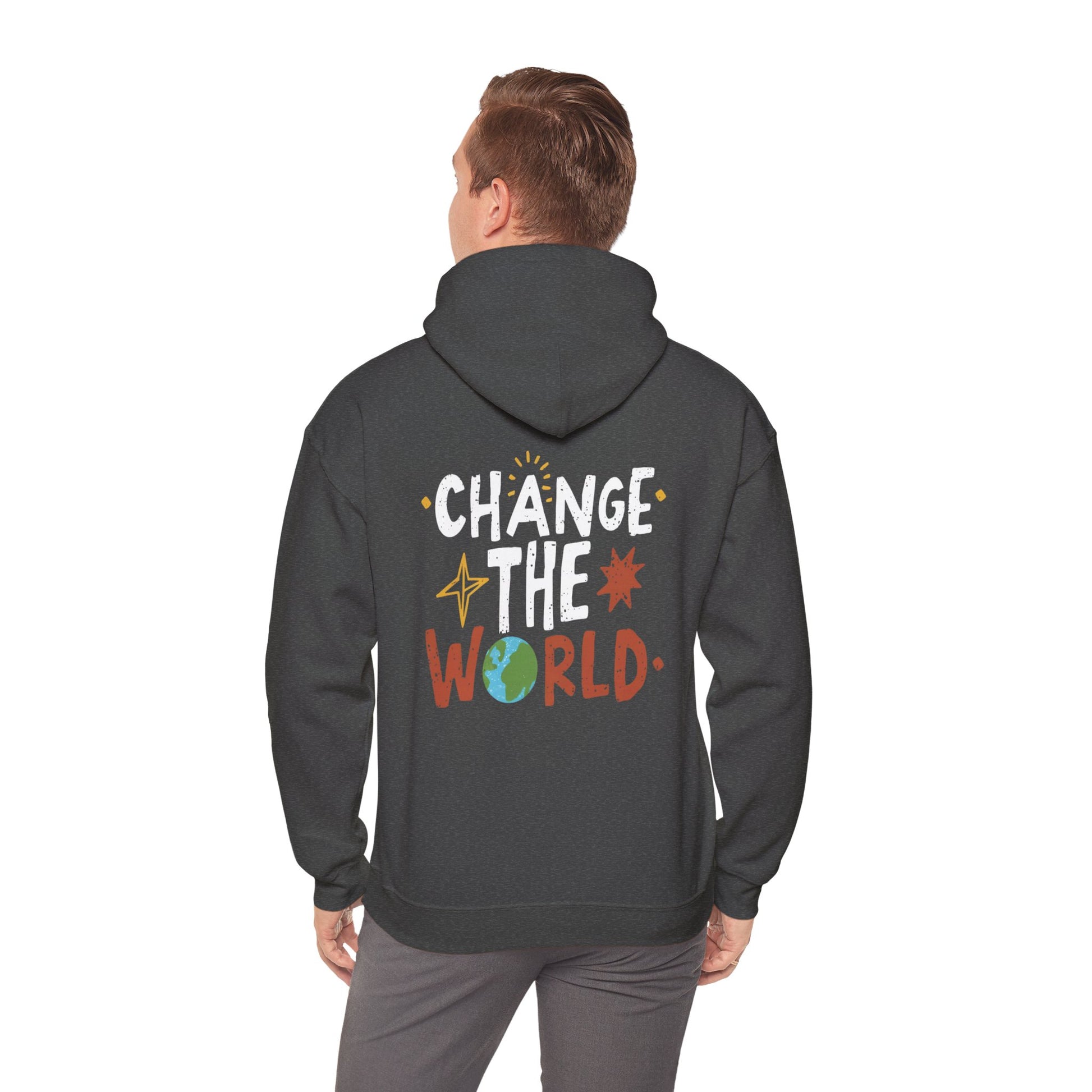Be KIND Always and CHANGE the World! Unisex Heavy Blend™ Hooded Sweatshirt - EternalAscension
