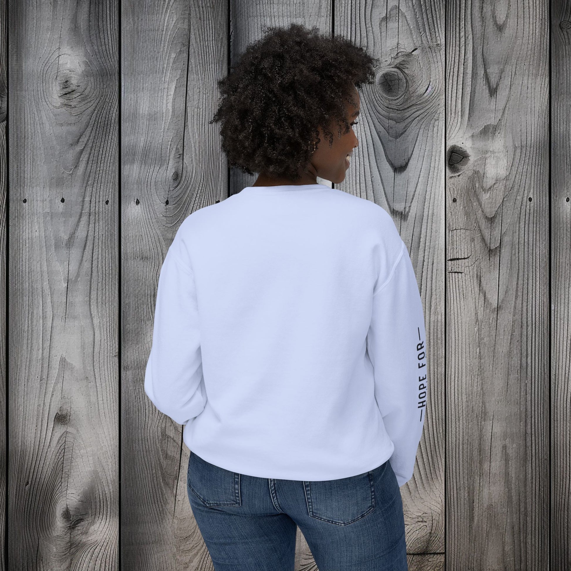 Capable & Hopeful Unisex Lightweight Crewneck Sweatshirt - EternalAscension