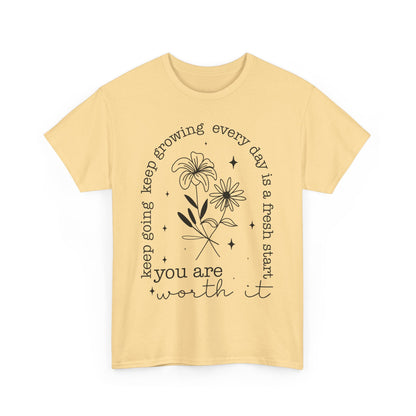 You Are Worth It!  Unisex Heavy Cotton Tee