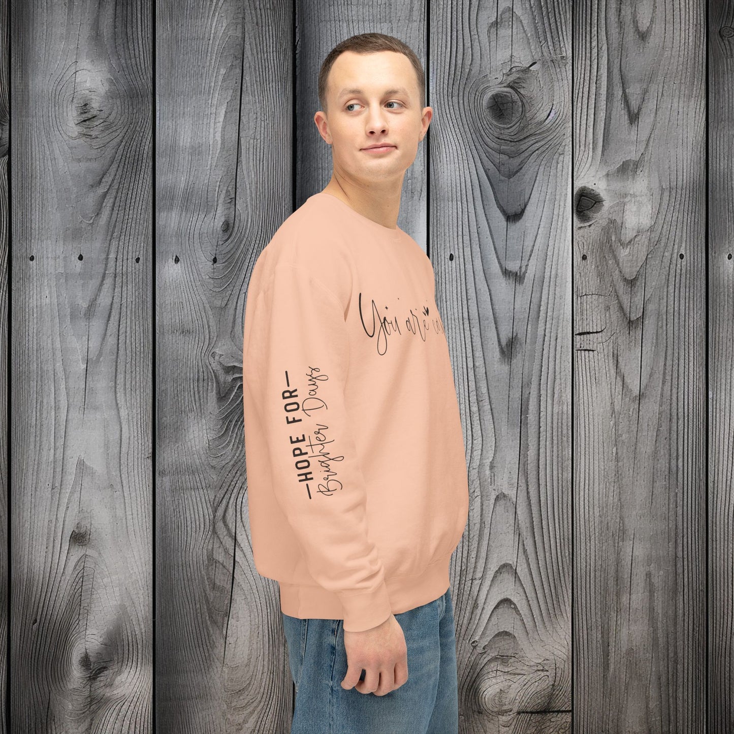 Capable & Hopeful Unisex Lightweight Crewneck Sweatshirt - EternalAscension