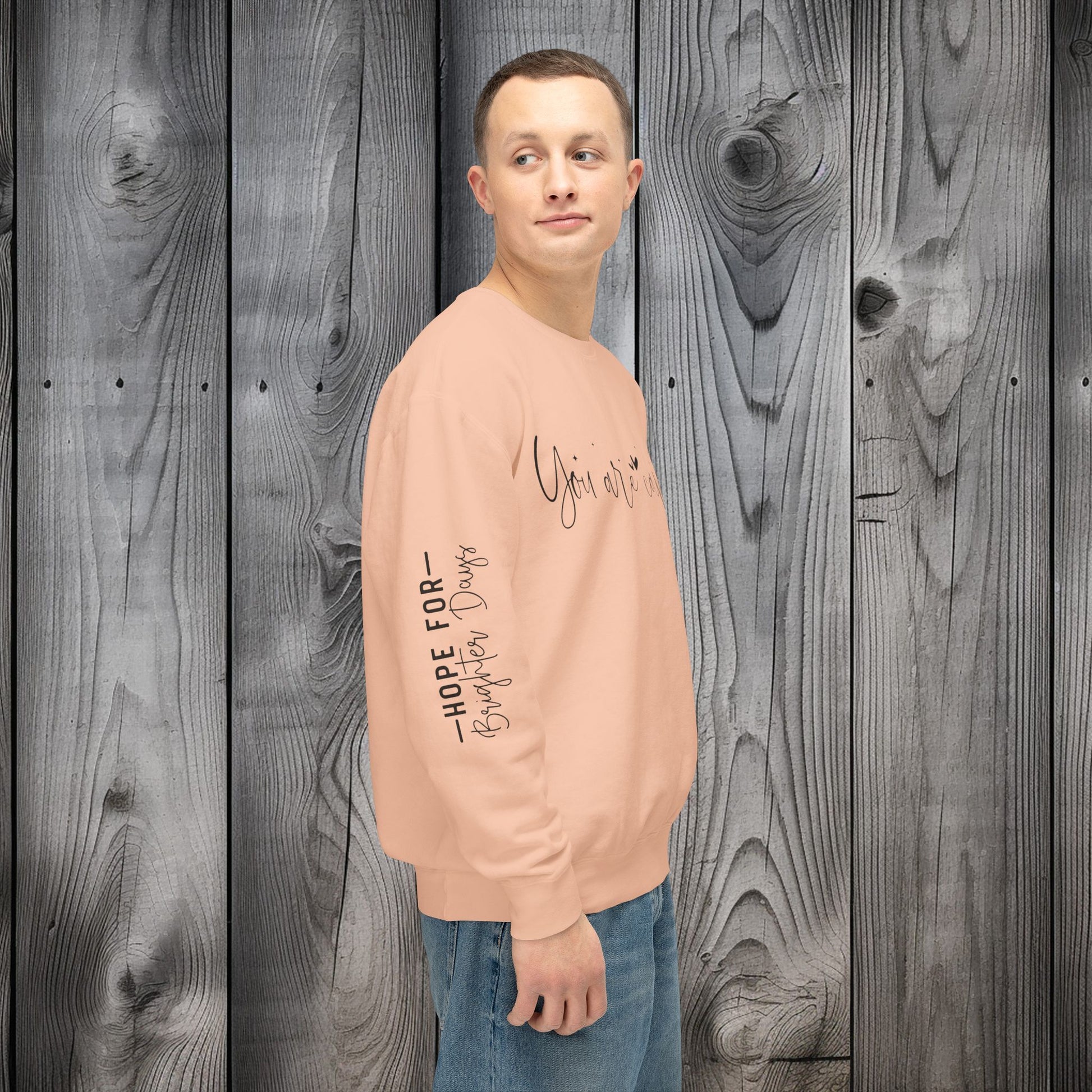 Capable & Hopeful Unisex Lightweight Crewneck Sweatshirt - EternalAscension